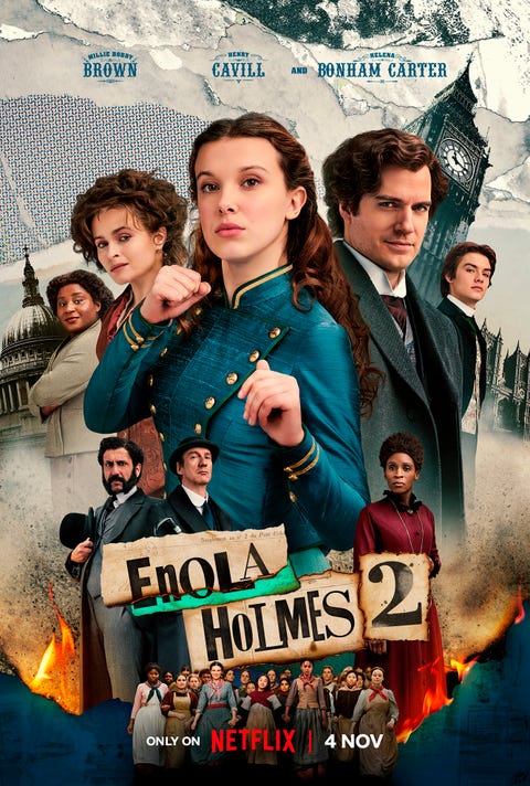 Enola Holmes 2': estreno, tráiler, sinopsis, reparto...