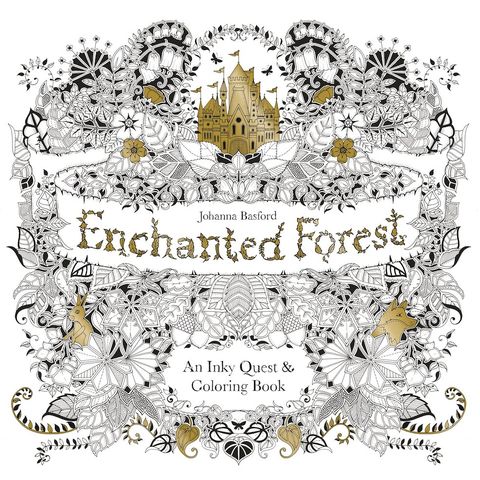 Adult colouring books -Johanna Basford Enchanted Forest colouring book