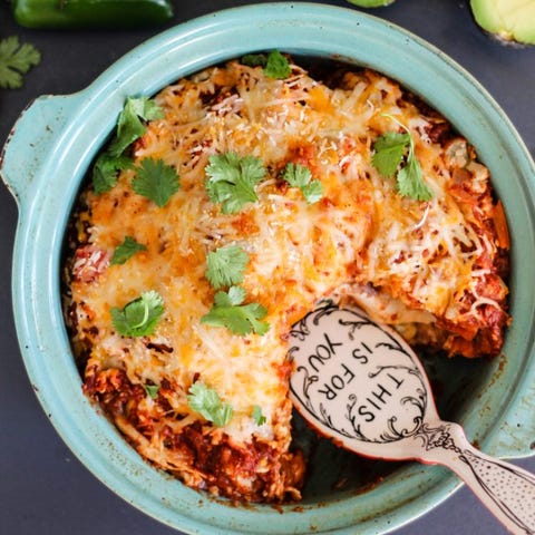 image Sweet Potato and Black Bean Tortilla Pie recipe