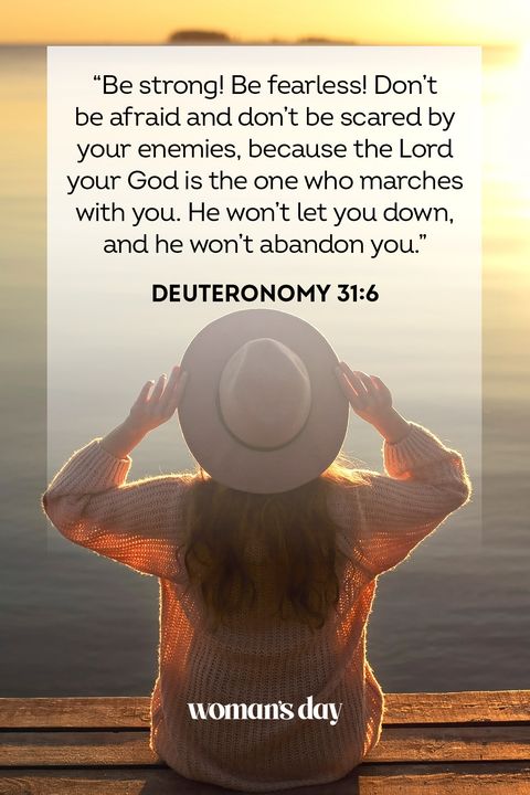 encouraging bible verses deuteronomy 31 6