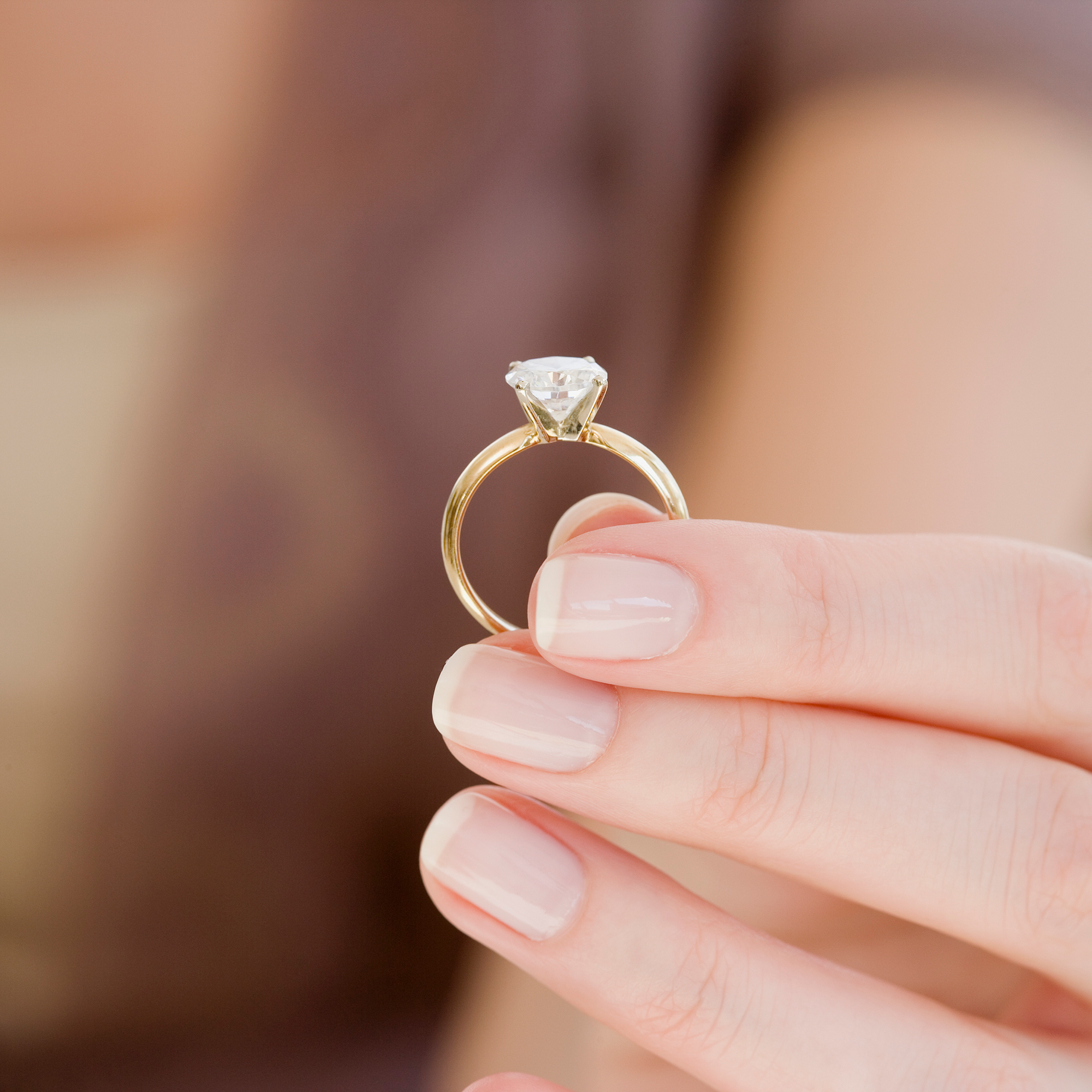 diamond cut finger ring