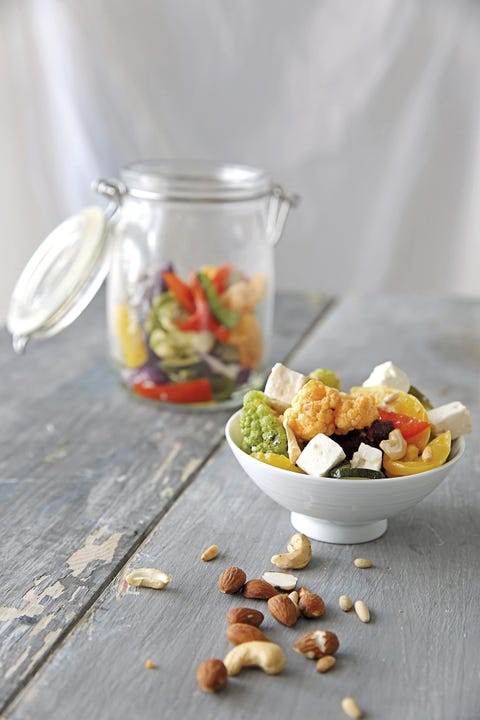 ensalada de otoño con verduras
