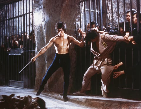 Enter The Dragon chinese american martial arts exponent bruce lee 1940 1973, in a still from the film 'enter the dragon', directed by robert crouse for warner brothers, 1973 photo by fotos internationalarchive photosgetty images