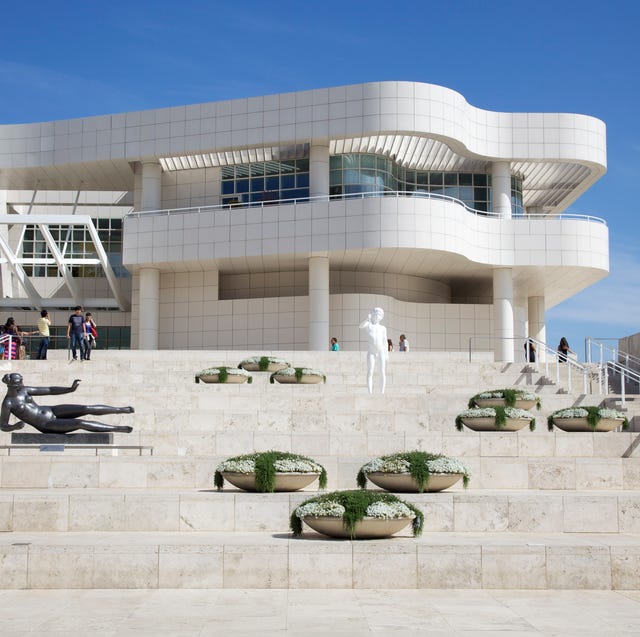 Entrance to Getty Centre, Los Angeles Entrance to Getty Centre, Los Angeles