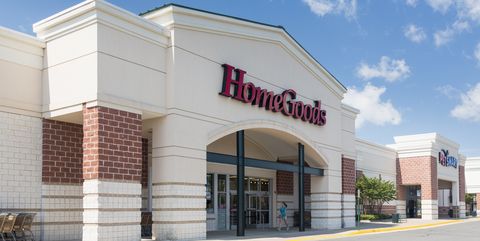 Entrance to large HomeGoods furniture store in Gainesville, Virginia, USA