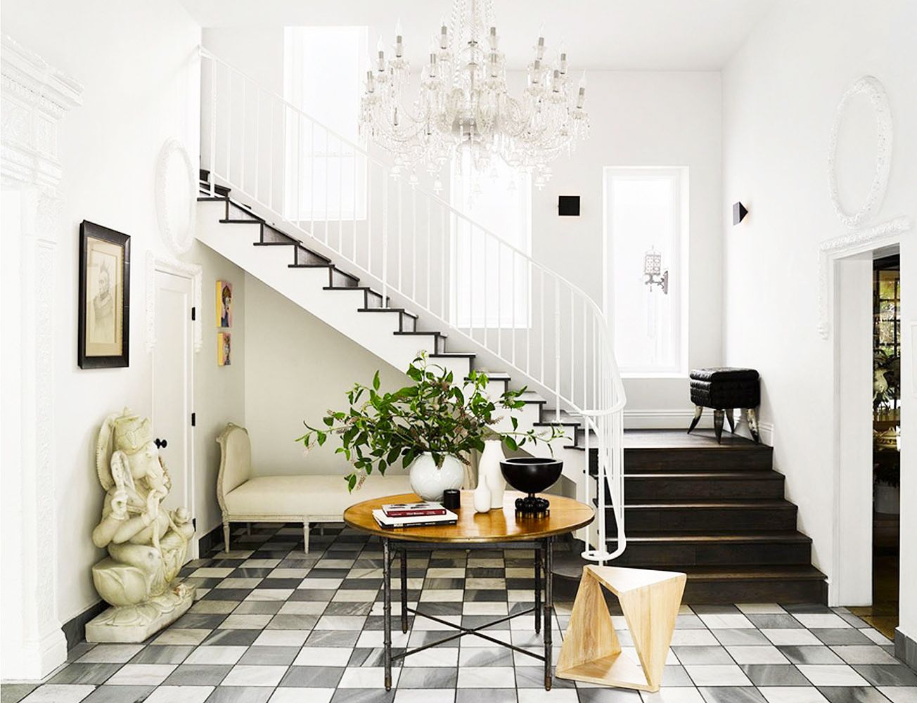 Featured image of post Simple Small Entryway Flooring Ideas : That way you can use floor space for storage furniture instead, like this one in a mudroom designed by emily.