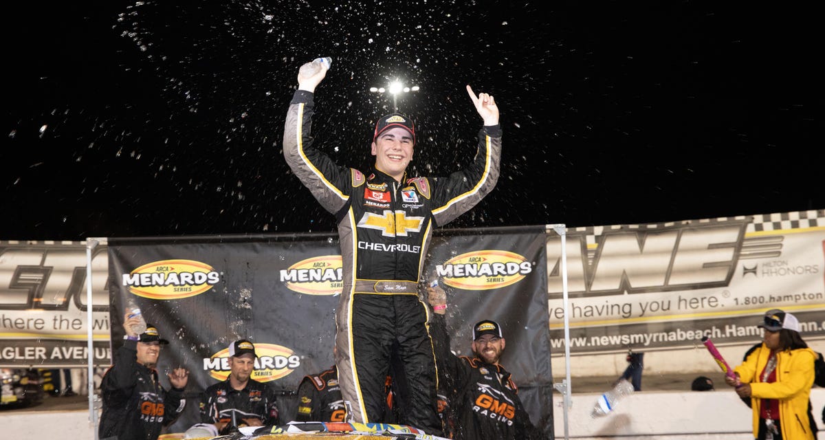 Sam Mayer Wins ARCA East Opener That Featured a Little Bit of Everything