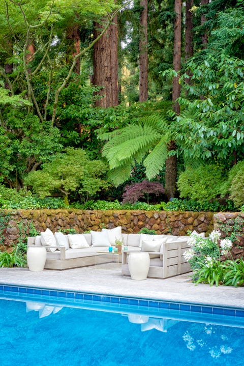 erica timbrell ross california garden pool seating