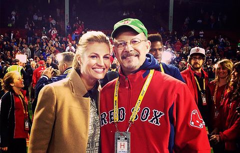 Erin Andrews and father