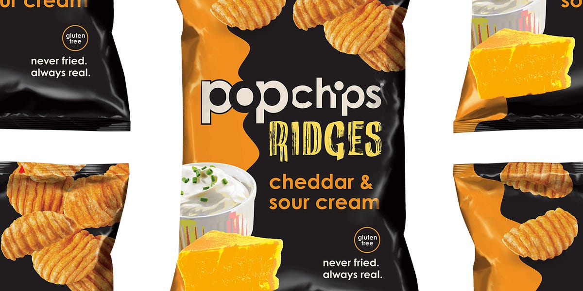 Popchips Cheddar Sour Cream Are A Light And Airy Break From Your Regular Chip Routine