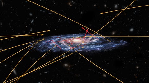 scientists find more than a dozen stars visiting us from another galaxy