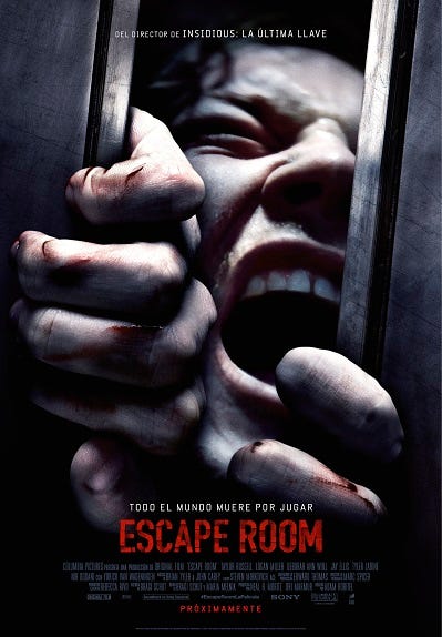 Escape Room poster Escape Room poster