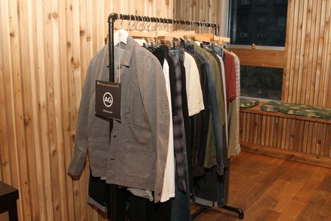 Clothes hanger, Boutique, Room, Wood, 