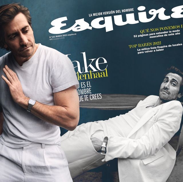 el actor jake gyllenhall, portada del número de marzo de 2022 de la revista esquire