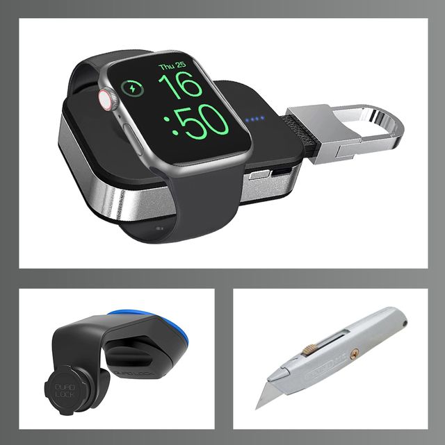 essentials our editors tested and loved such a 6 in 1 paintings tools, apple watch portable chargers, loupedecks, 3 in 1 charging cables, retractable utility knives, and quad lock car mount