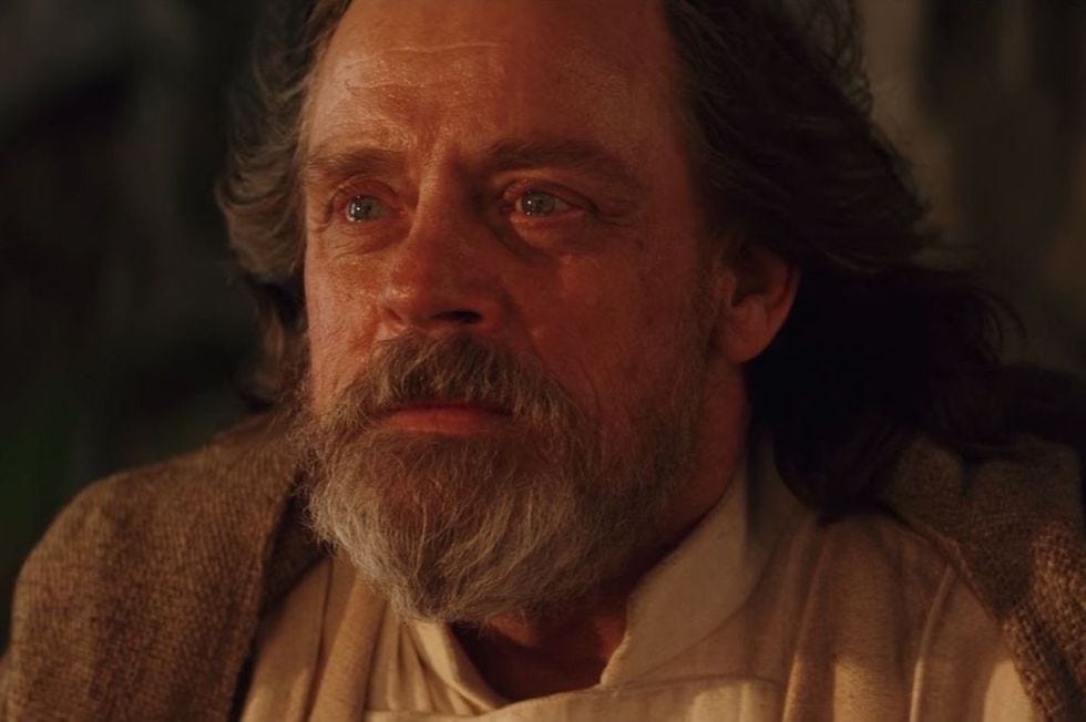 Estas son las últimas palabras de Luke Skywalker que nadie pudo escuchar