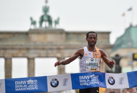 Kenenisa Bekele, a dos segundos del récord mundial de Kipchoge en Berlín