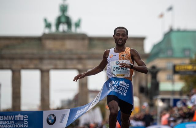 kenenisa bekele, ganador en el maratón de berlín 2019