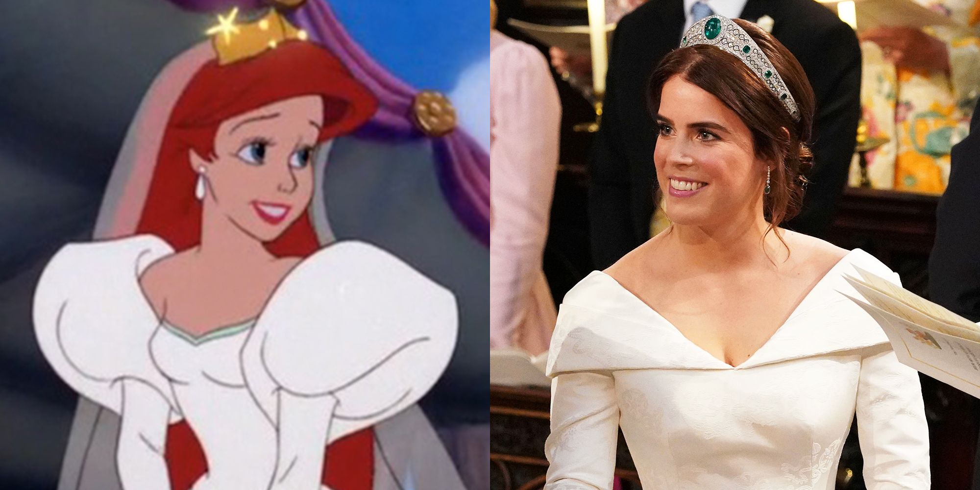 Princess Eugenie Looks Like Princess Ariel In Her Royal Wedding Dress