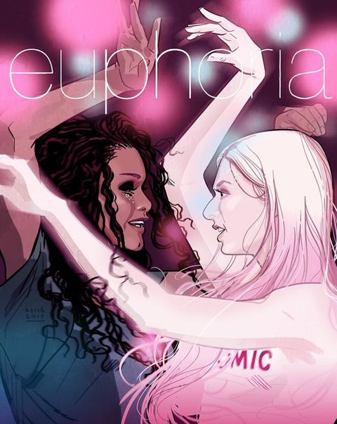 Euphoria HBO Fan art ilustraciones