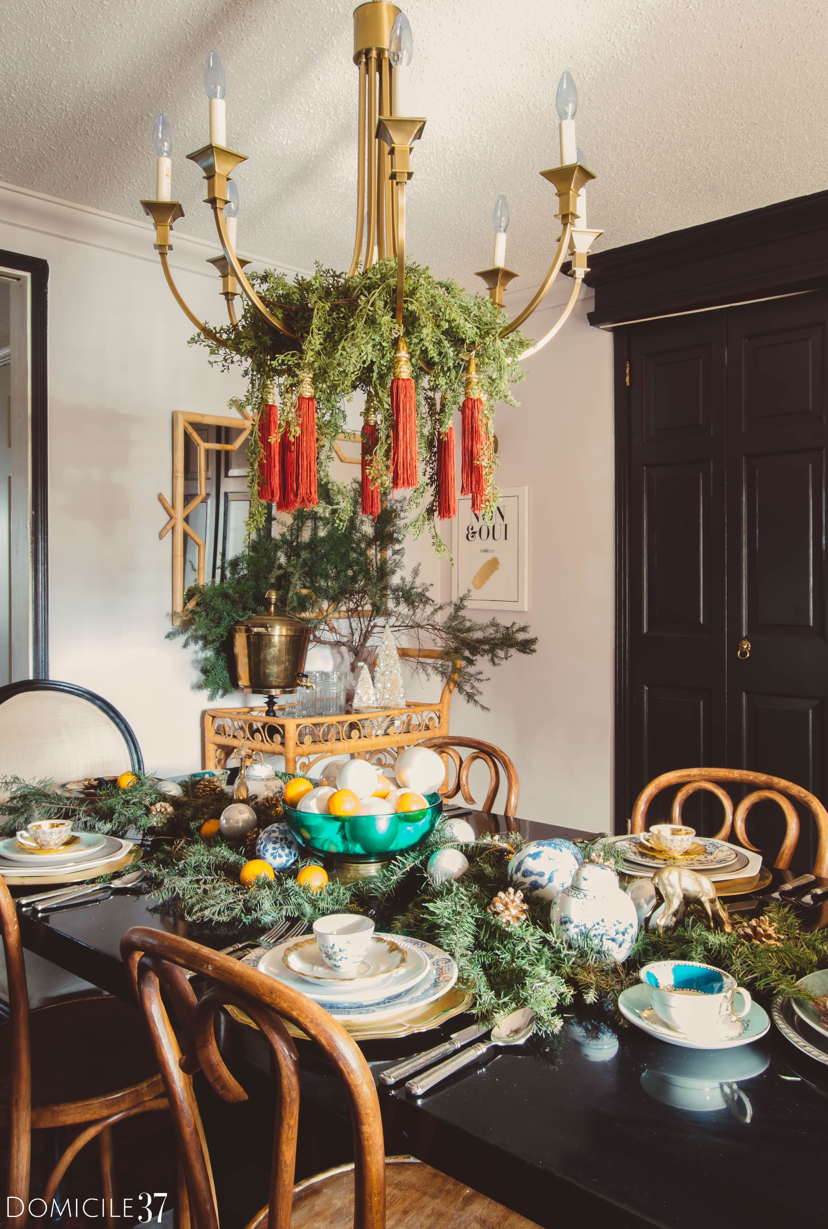 christmas breakfast table