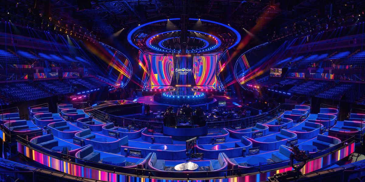 Who designed the Eurovision 2023 stage?