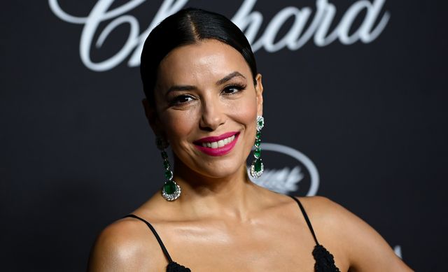 cannes, france   may 25 eva longoria wearing chopard attends the chopard loves cinema gala dinner at hotel martinez on may 25, 2022 in cannes, france photo by pascal le segretaingetty images for chopard