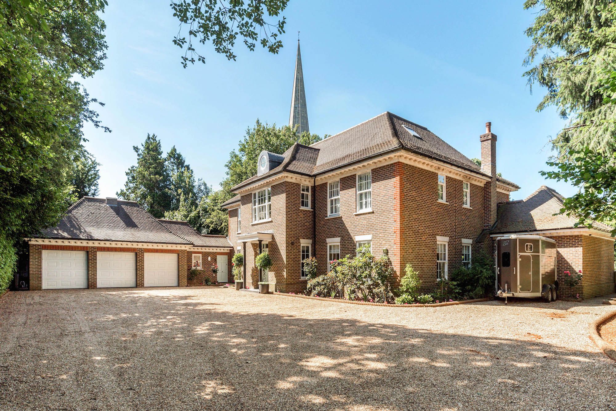 Surrey House For Sale Boasts Magnificent Triple Height Hallway On The Market