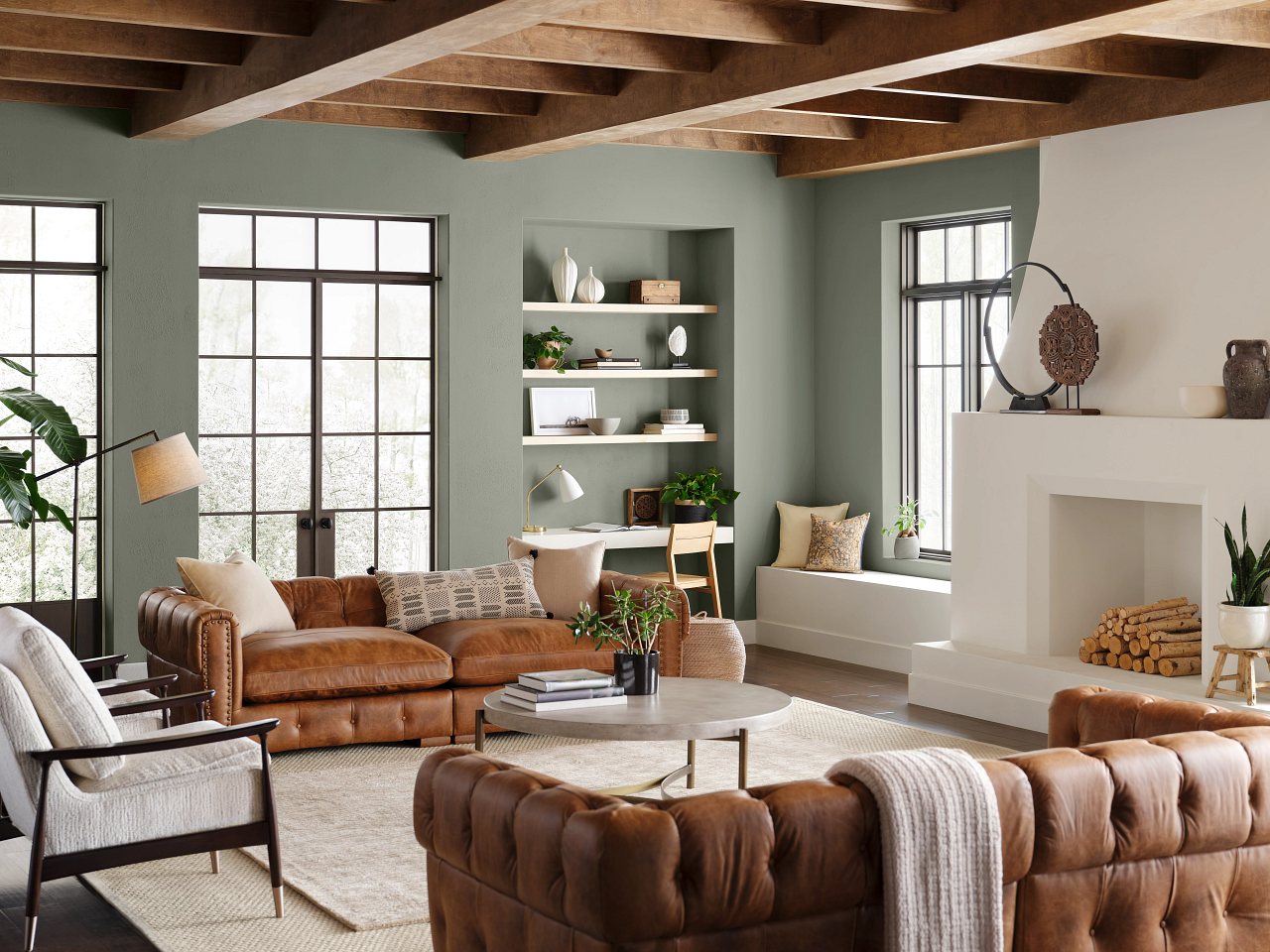 Sherwin-Williams Announces Evergreen Fog As Its 2022 Color of the Year