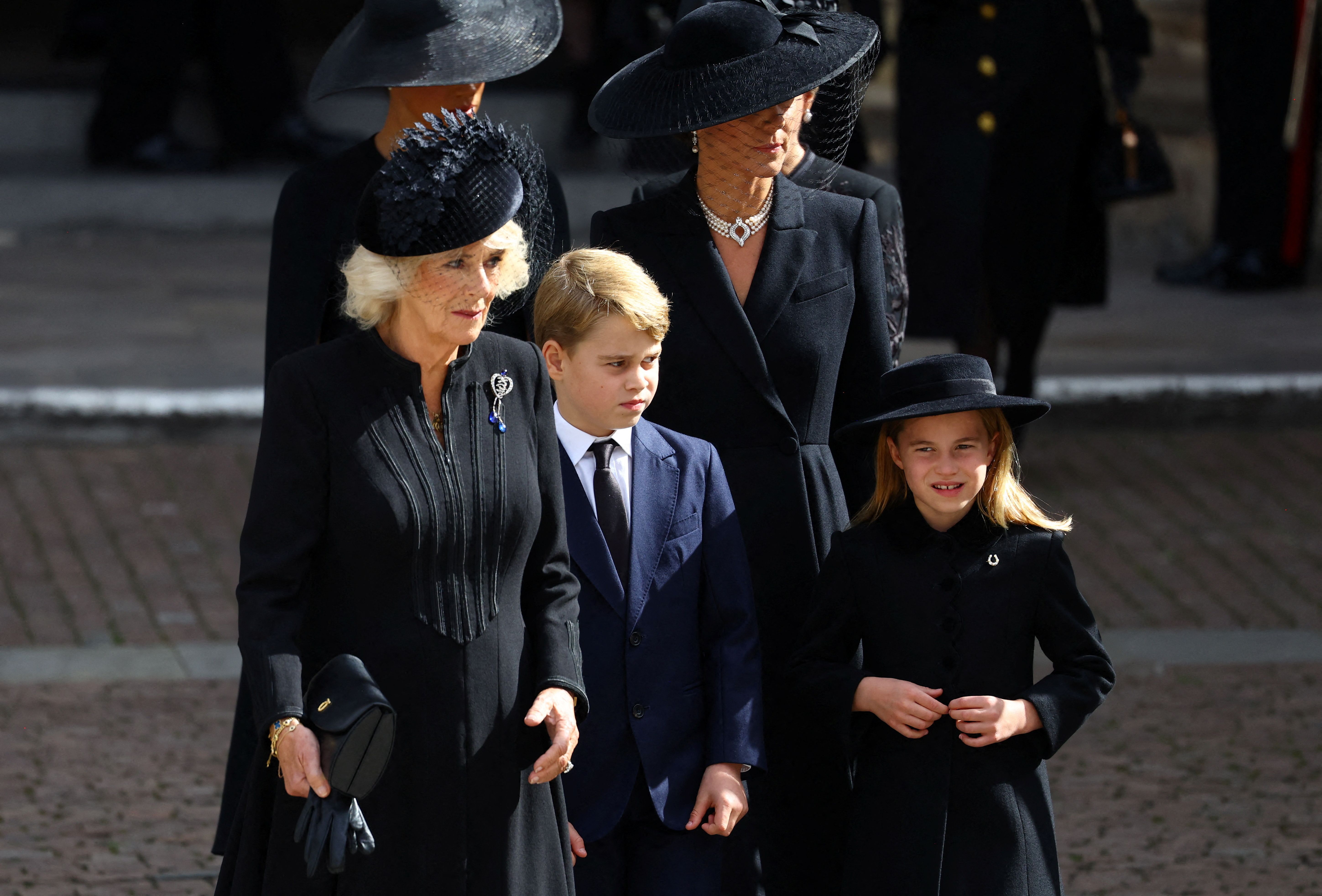 Princess Charlotte's major milestones at Queen's funeral | Flipboard