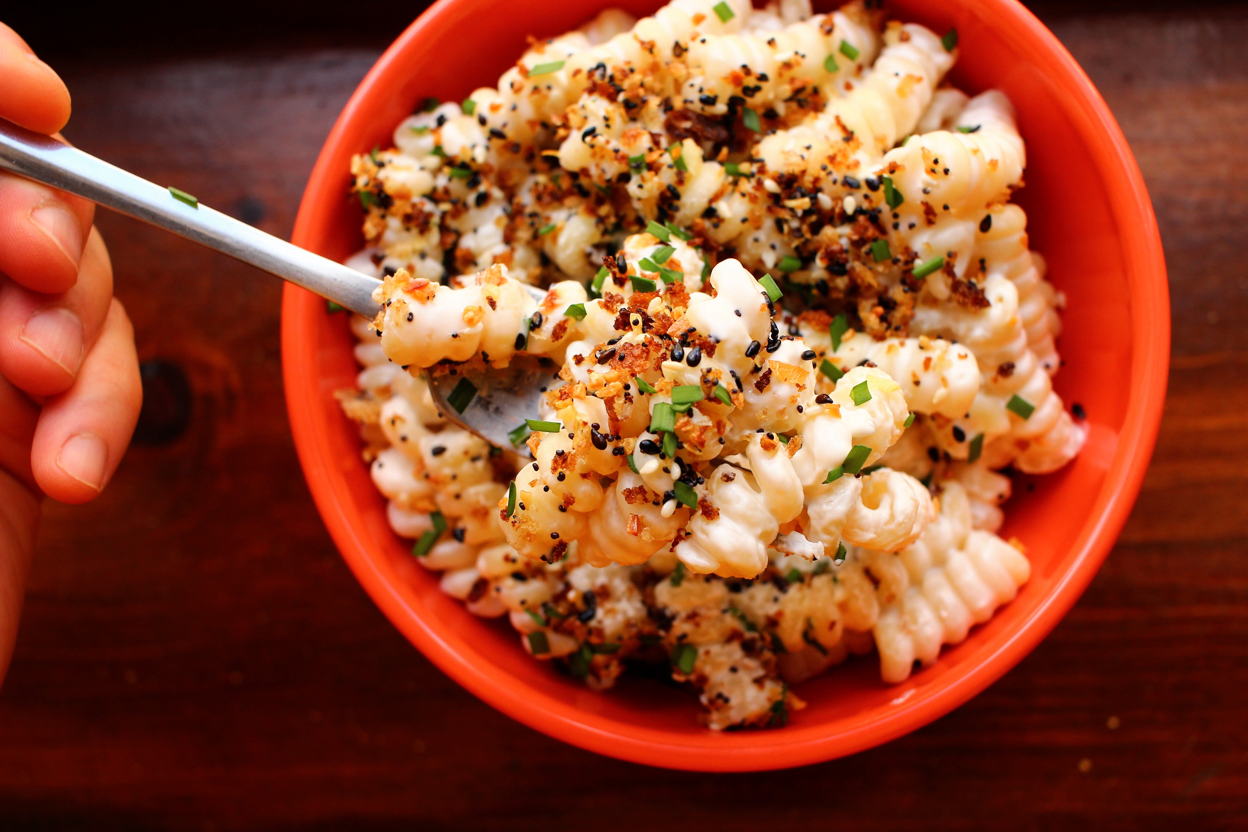 There's No Shortage Of Seasoning On This Creamy Everything Bagel Pasta