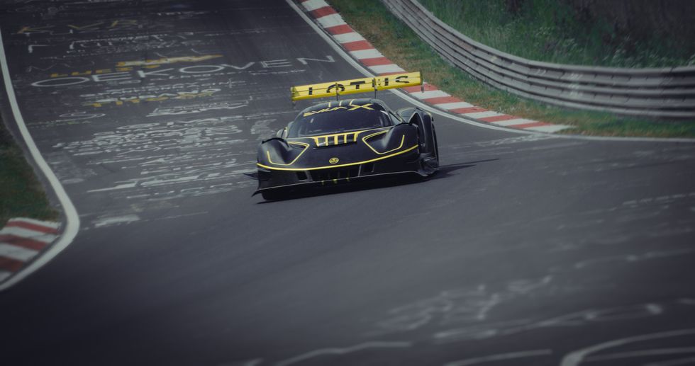 image of "Lotus Evija X Runs Third-Fastest Nürburgring Time Ever"