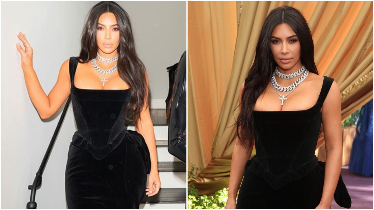 Kim Kardashian Instagram Vs Reality Kim Kardashian Emmys Photoshop