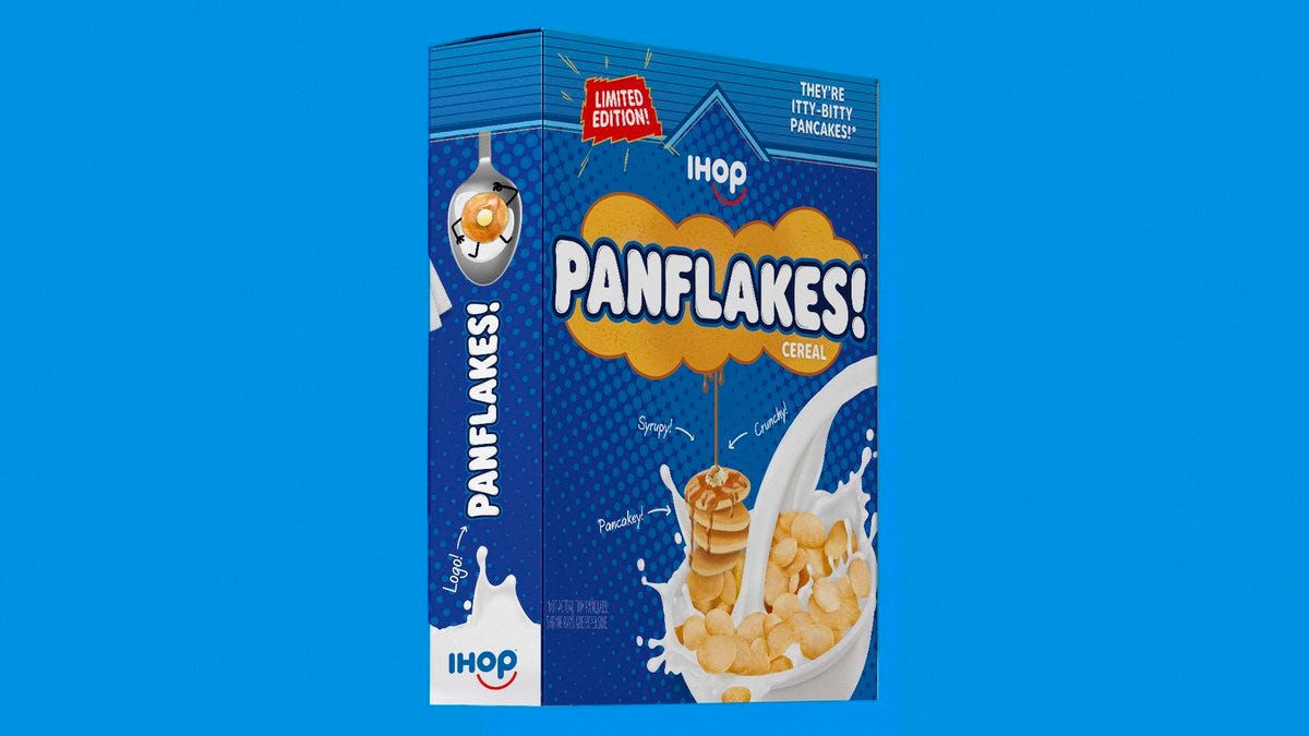 IHOP Is Working On A Cereal Called Panflakes To Fuel Your Mornings