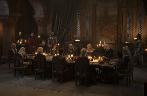 house of the dragon targaryen velaryon hightower strong family dinner