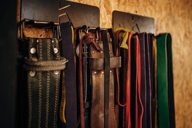 exercise equipment in gym