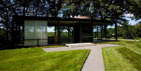 USA - Philip Johnsons's Glass House in Connecticut USA - Philip Johnsons's Glass House in Connecticut