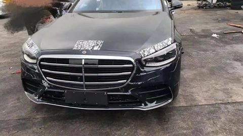 2021 mercedes benz s class w223 spied front end