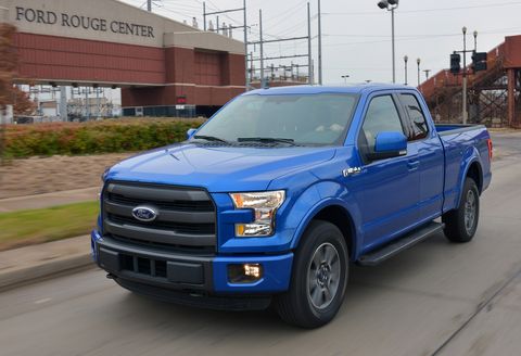the all new 2015 ford f150 at ford motor company's rouge center