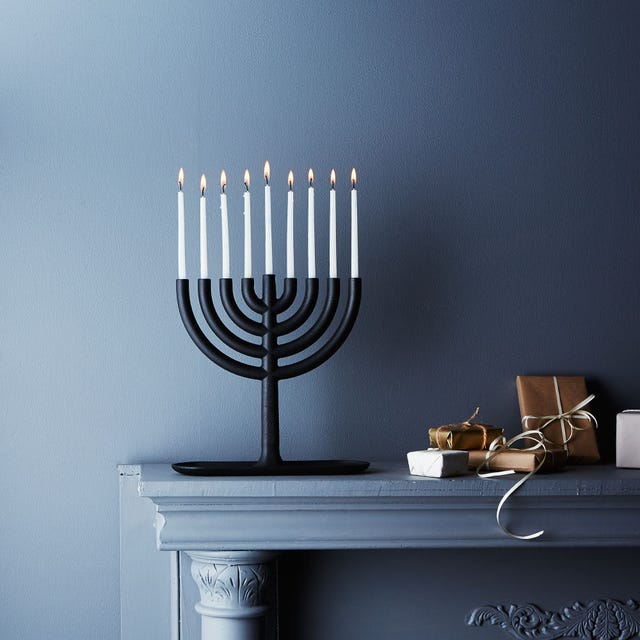 modern menorah