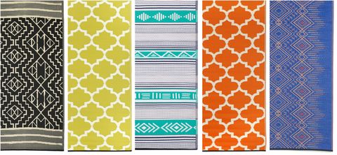 Outdoor Rugs Woven From Recycled, Outdoor Plastic Rugs