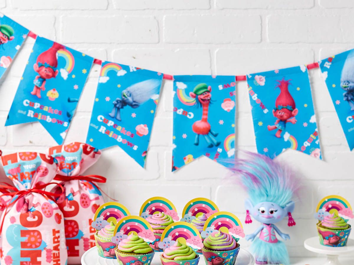 23 Trolls Birthday Party Ideas - Trolls-Themed Birthday Party Decorations