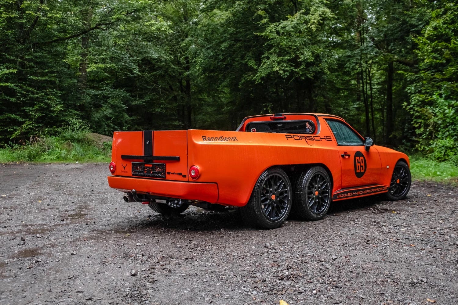 This 6-Wheel Porsche Pickup Truck Could Be Yours