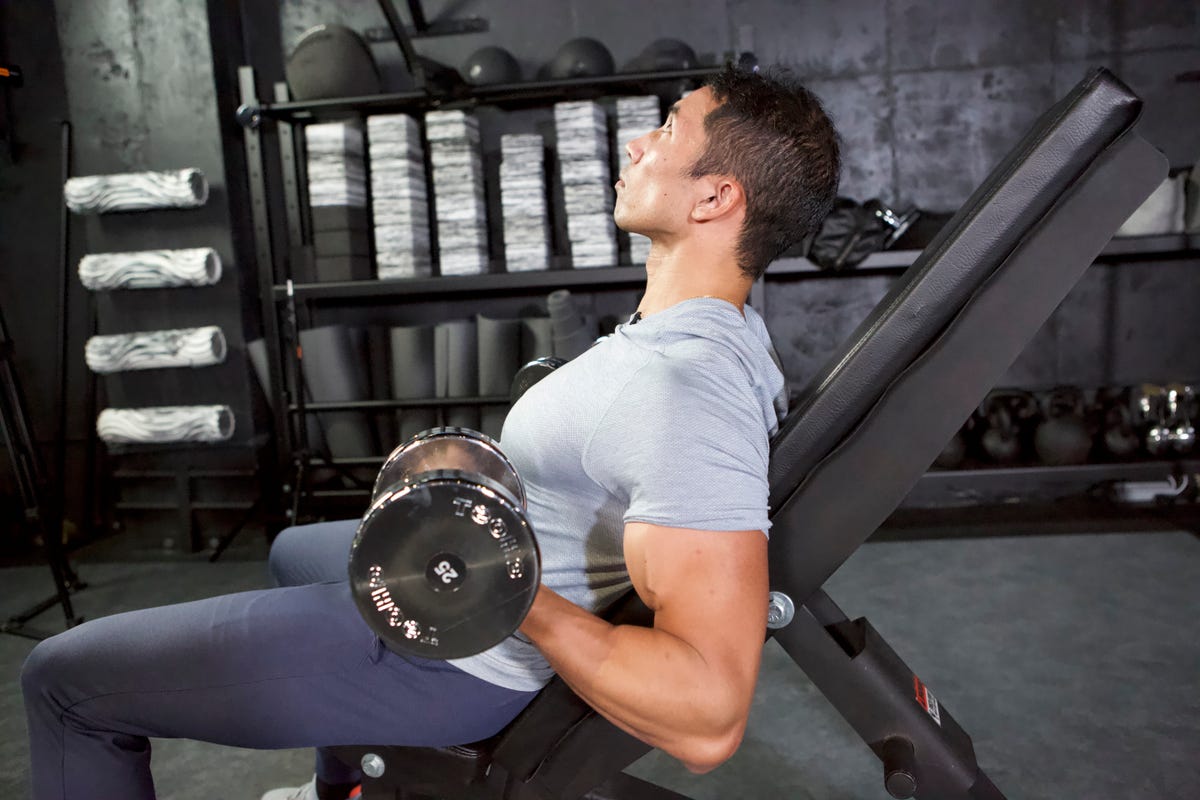 Pump Up Your Biceps Peaks With the Incline Curl