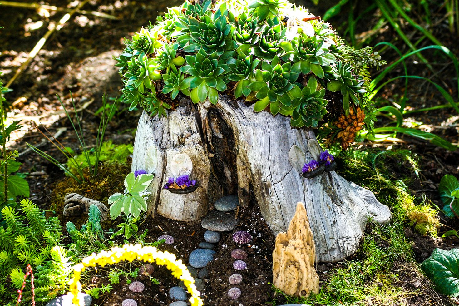 to make a fairy garden