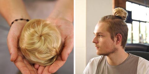 Clip On Man Buns Are A Thing And People Are Loving Them