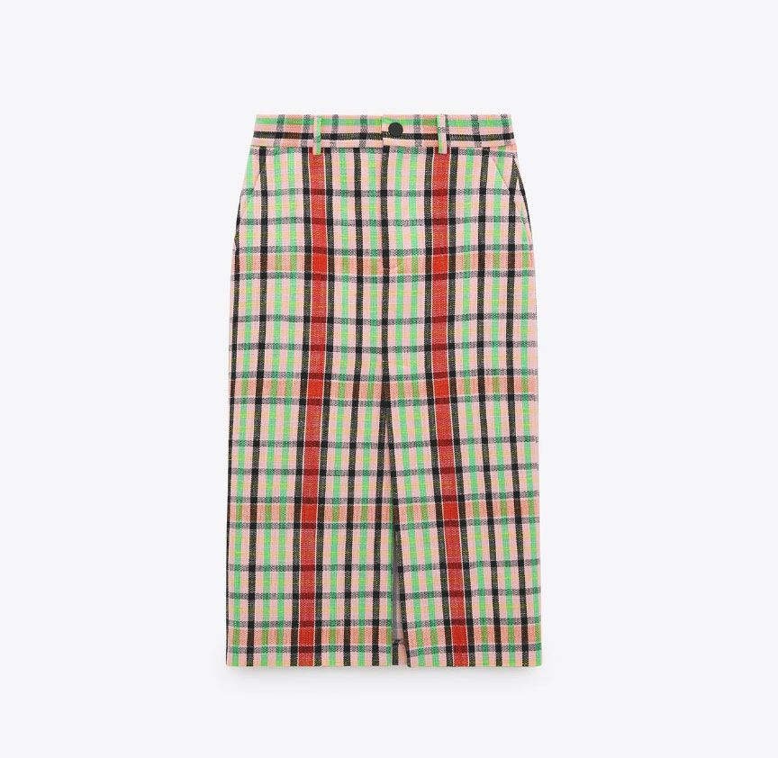 Propuesta alternativa rizo Vientre taiko Zara tiene la falda de cuadros que te va a robar el corazón por primavera