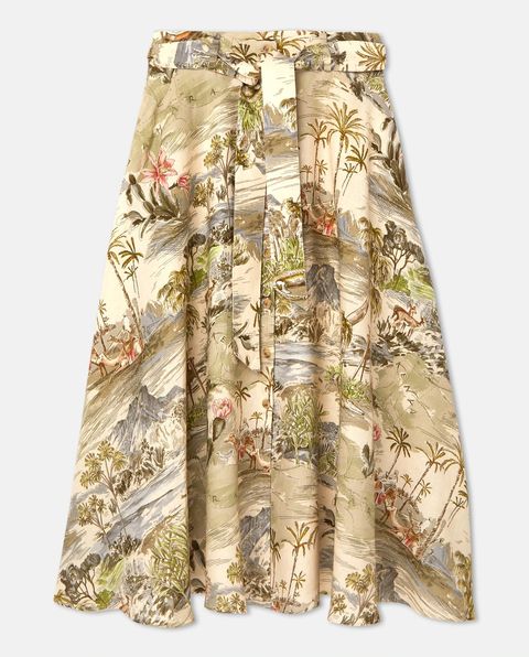 falda midi de estampado fantasía de Lloyd's de Corte
