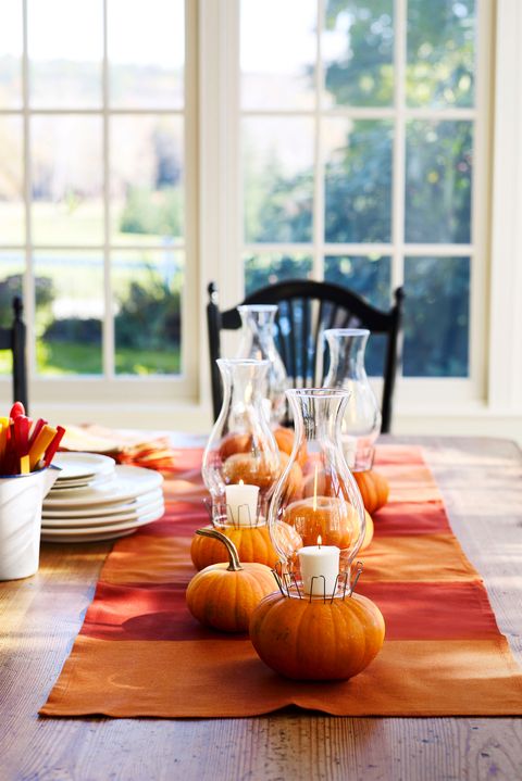 Autumn Table Decorations, Fall Centerpiece Ideas For Dining Room Table