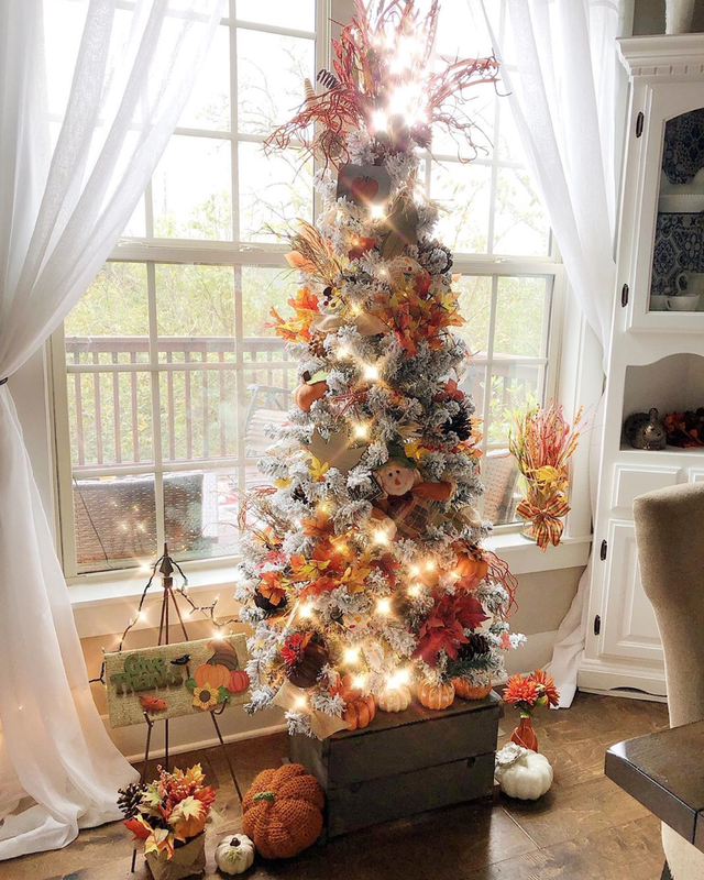 Fall "Christmas" Trees Will Convince You to Put Your Tree up Early